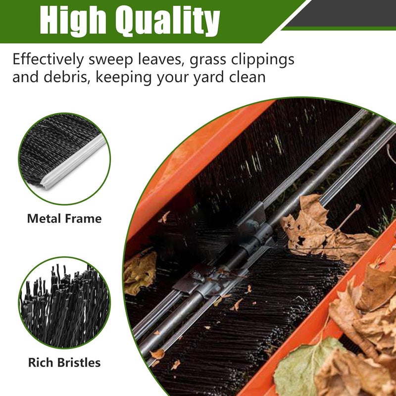 Ximoon 46780 Lawn Sweeper Brush Compatible with Agri-Fab Lawn Sweeper, 21" Brush for 42" Tow Behind Lawn Leaf Sweeper 45-0261 45-02602 45-02603 45-0456 445-0492 45-04922 45-04924 45-0521 - Image 5